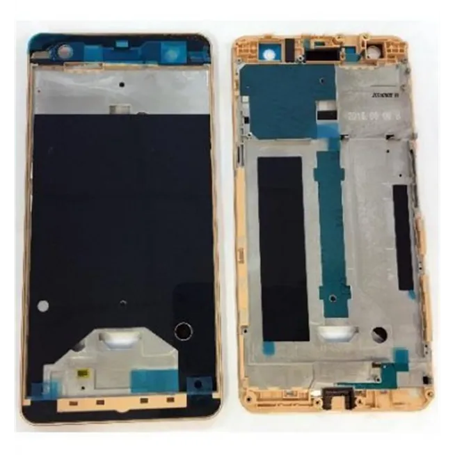 Zte v7 max carcasa central dorada premium