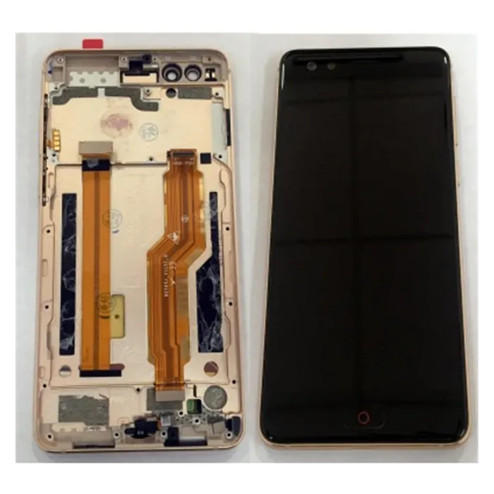 ZTE Nubia Z17 Mini S pantalla lcd + tactil negro + marco dorado premium