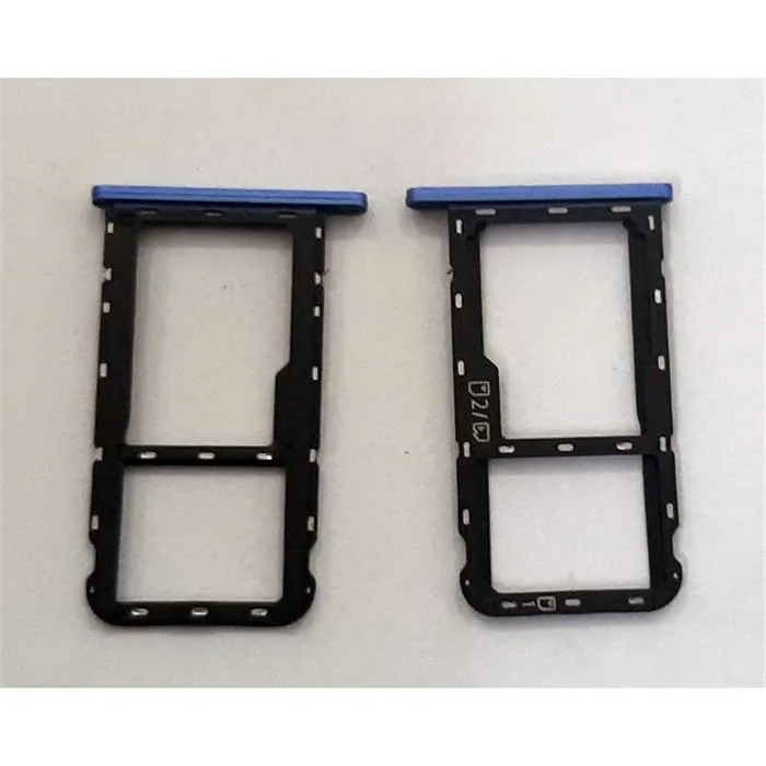 Soporte o bandeja sim azul para ZTE Blade A72 calidad premium