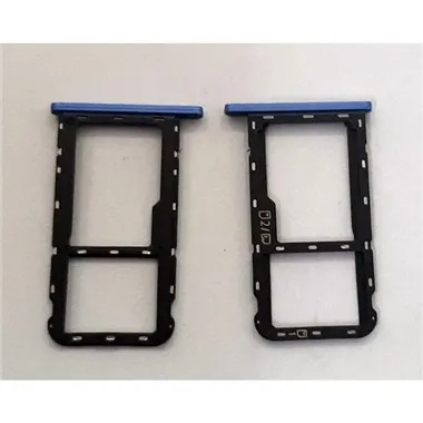 Soporte o bandeja sim azul para ZTE Blade A72 calidad premium