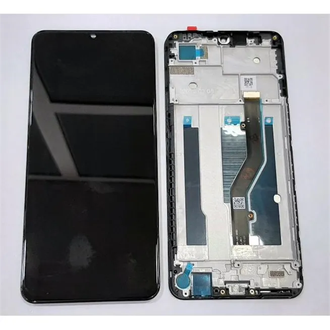 Pantalla lcd para ZTE Blade A72 mas tactil negro mas marco negro compatible