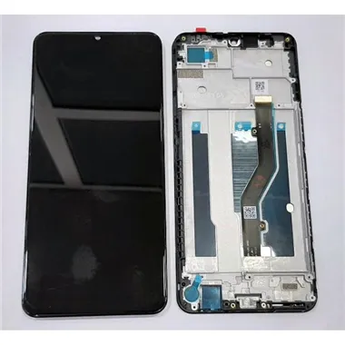 Pantalla lcd para ZTE Blade A72 mas tactil negro mas marco negro compatible