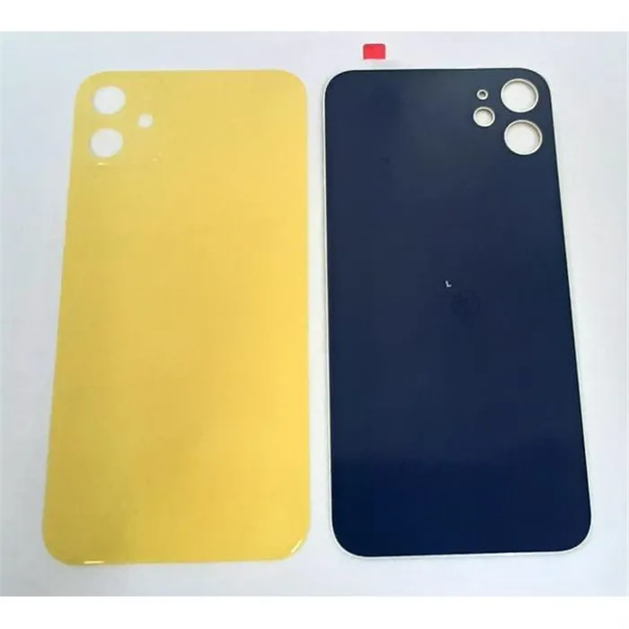 Tapa trasera o tapa bateria amarilla para Iphone 11 A2111 A2221 A2223