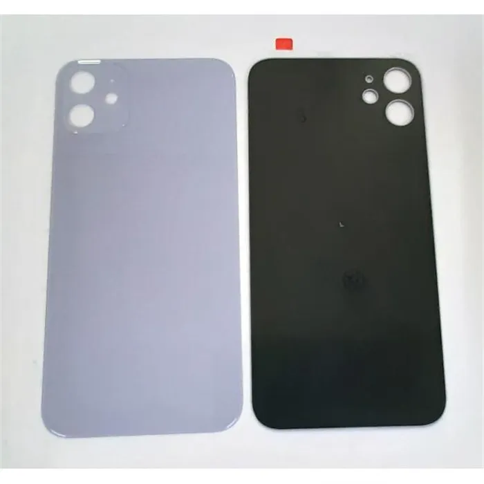 Tapa trasera o tapa bateria lila para Iphone 11 A2111 A2221 A2223