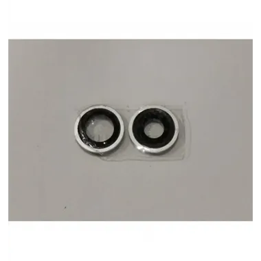Set 2 cubiertas camara blanca para IPhone 11 A2111 A2221 A2223