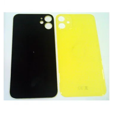 Tapa trasera o tapa bateria amarilla facil instalacion para Iphone 11 A2111 A2221 A2223