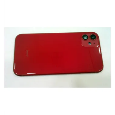 Carcasa central o marco rojo para IPhone 11 A2111 A2221 A2223 mas tapa trasera o tapa bateria roja