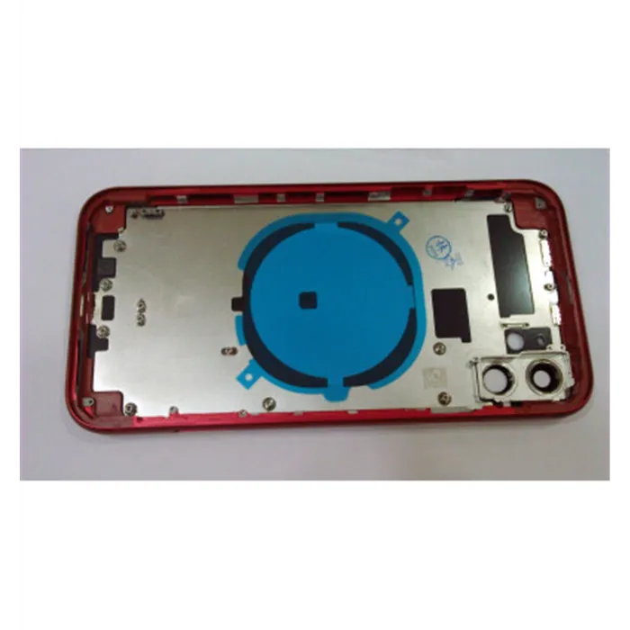 Carcasa central o marco rojo para IPhone 11 A2111 A2221 A2223 mas tapa trasera o tapa bateria roja