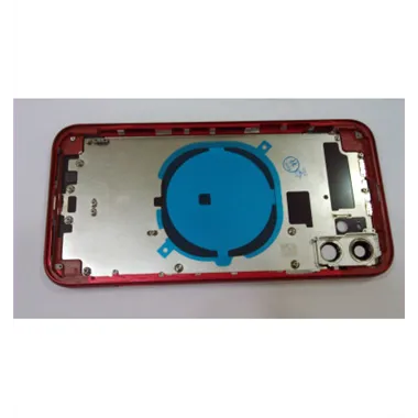 Carcasa central o marco rojo para IPhone 11 A2111 A2221 A2223 mas tapa trasera o tapa bateria roja