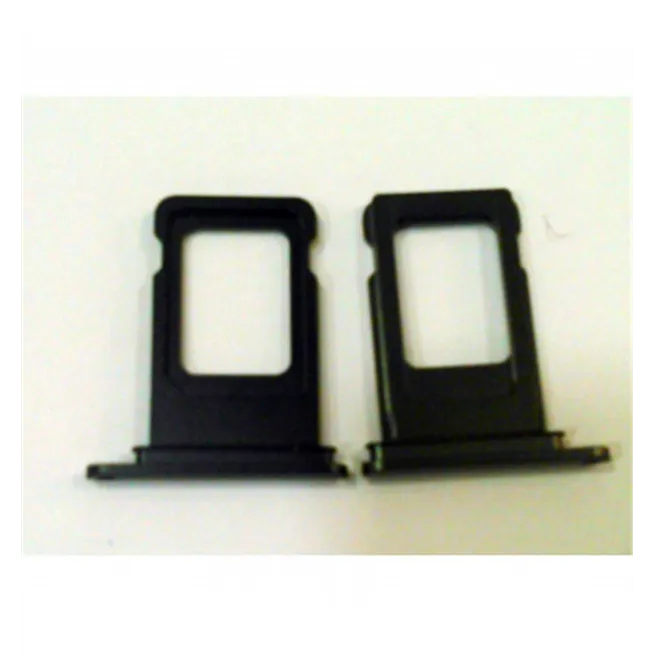 Soporte o bandeja SIM negro para IPhone 11 A2111 A2221