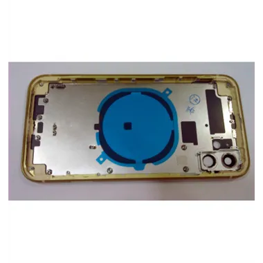 Carcasa central o marco amarillo para IPhone 11 A2111 A2221 A2223 mas tapa trasera o tapa bateria amarilla