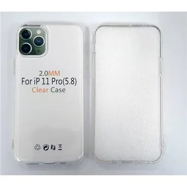 Funda silicona transparente 2mm para Iphone 11 Pro A2160 A2215 A2217