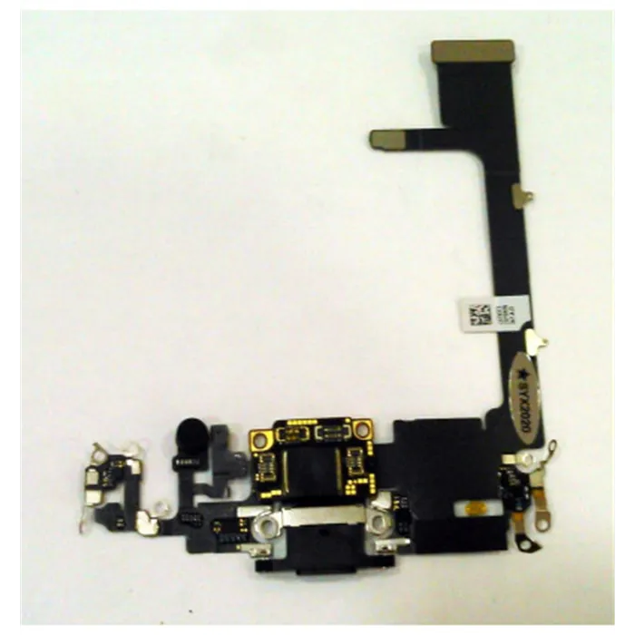 Flex puerto carga negro para IPhone 11 Pro A2160 A2215 A2217 calidad premium