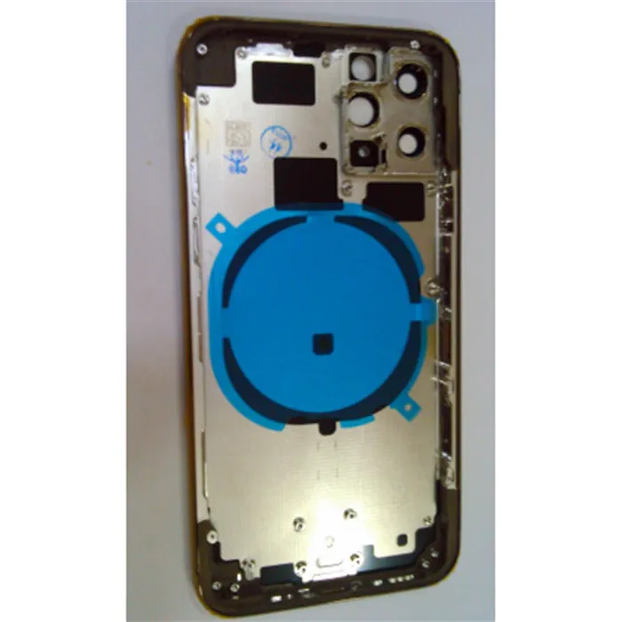 Carcasa o marco central para iphone 11 Pro A2160 A2215 A2217 mas tapa trasera o tapa bateria dorada calidad premium