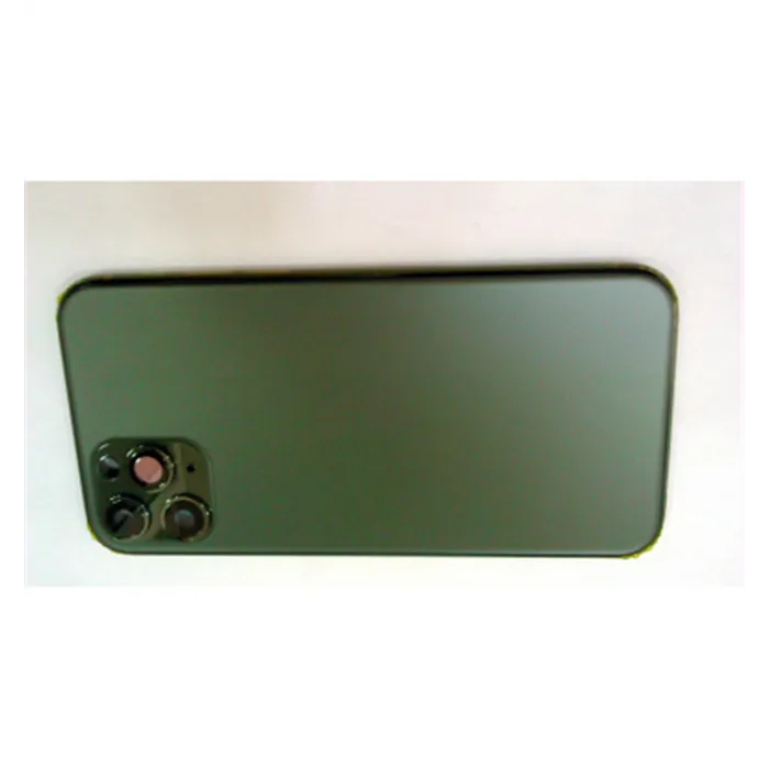 carcasa o marco central para Iphone 11 Pro A2160 A2215 A2217 mas tapa trasera o tapa bateria verde calidad premium