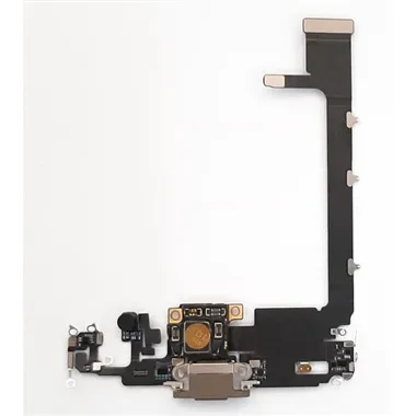 Flex puerto carga dorado para IPhone 11 Pro Max A2161 A2218 calidad premium