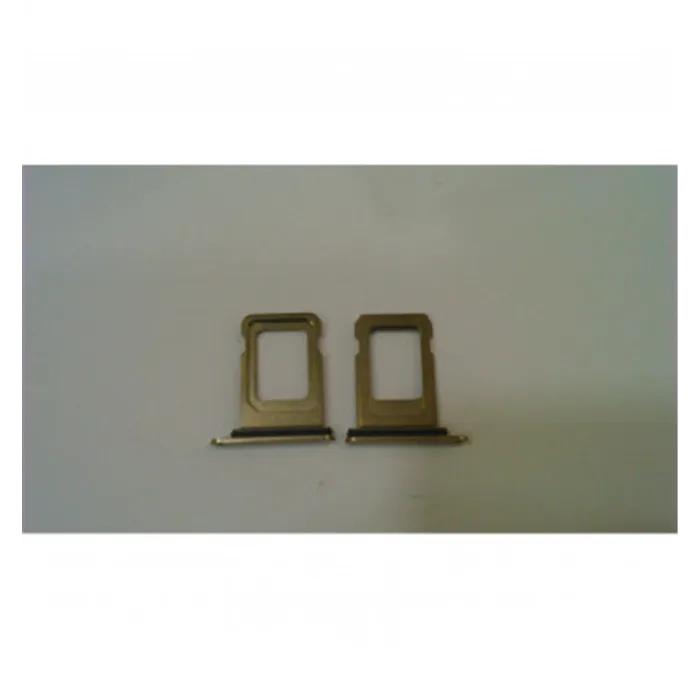 Soporte o bandeja SIM dorado para IPhone 11 Pro Max A2161 A2218 
