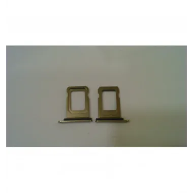 Soporte o bandeja SIM dorado para IPhone 11 Pro Max A2161 A2218 