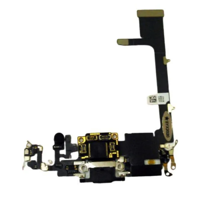 Flex puerto carga negro para IPhone 11 Pro Max A2161 A2218 A2220 calidad premium