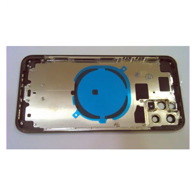 Carcasa o marco central para  Iphone 11 Pro Max A2161 A2218 A2220 mas tapa trasera o tapa bateria gris calidad prem