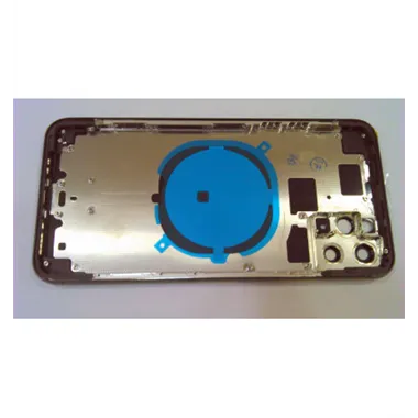 Carcasa o marco central para  Iphone 11 Pro Max A2161 A2218 A2220 mas tapa trasera o tapa bateria gris calidad prem