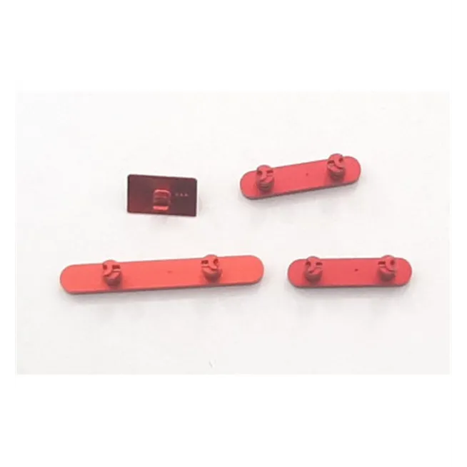 Set botones rojos para IPhone 12 A2176 A2399 A2398 A2400 12 Mini A2172 A2403 A2402 A2404 calidad premium