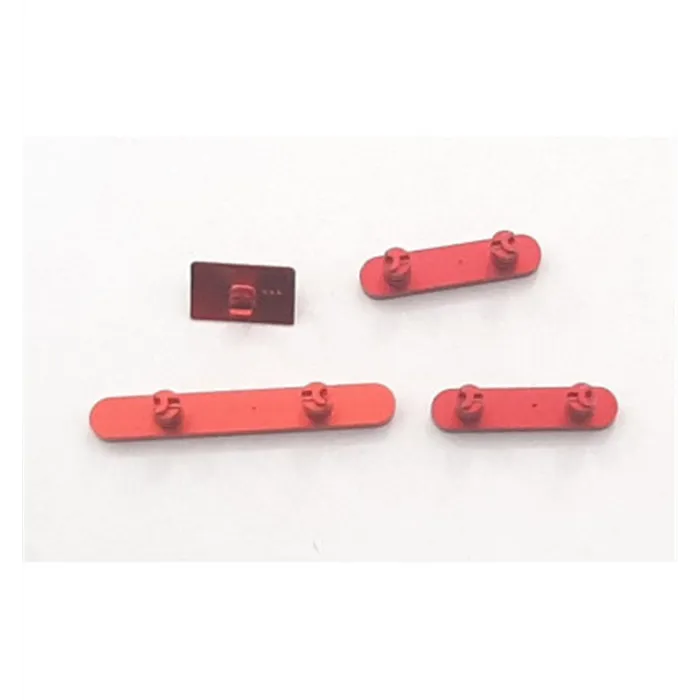 Set botones rojos para IPhone 12 A2176 A2399 A2398 A2400 12 Mini A2172 A2403 A2402 A2404 calidad premium