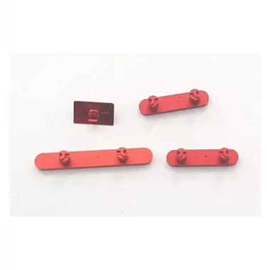 Set botones rojos para IPhone 12 A2176 A2399 A2398 A2400 12 Mini A2172 A2403 A2402 A2404 calidad premium