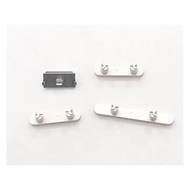 Set botones blancos para IPhone 12 A2176 A2399 A2398 A2400 12 Mini A2172 A2403 A2402 A2404 calidad premium