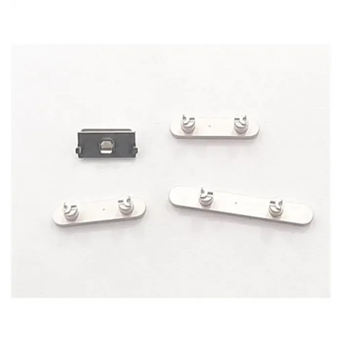 Set botones blancos para IPhone 12 A2176 A2399 A2398 A2400 12 Mini A2172 A2403 A2402 A2404 calidad premium