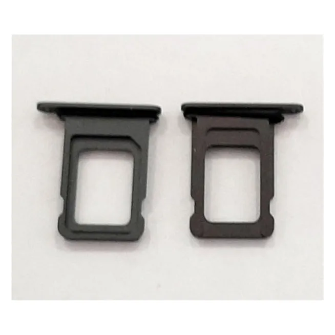 Soporte o bandeja single sim negra para IPhone 12 A2172 A2402 A2403 A2404 calidad premium