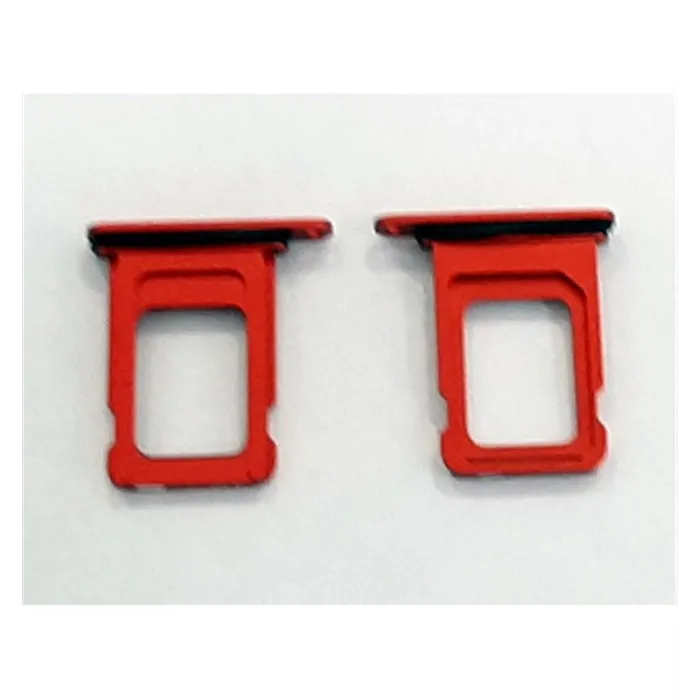 Soporte o bandeja single sim roja para IPhone 12 A2172 A2402 A2403 A2404 calidad premium