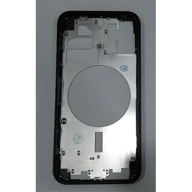 Carcasa central o marco negro para IPhone 12 A2176 A2399 A2398 A2400 calidad premium