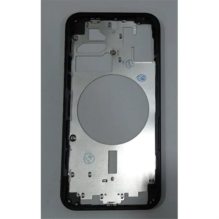 Carcasa central o marco negro para IPhone 12 A2176 A2399 A2398 A2400 calidad premium