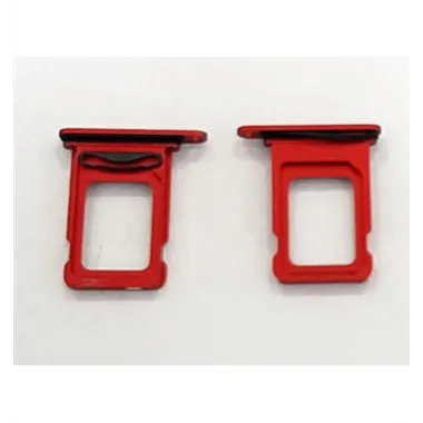 Soporte o bandeja dual sim roja para IPhone 12 A2172 A2402 A2403 A2404 calidad premium