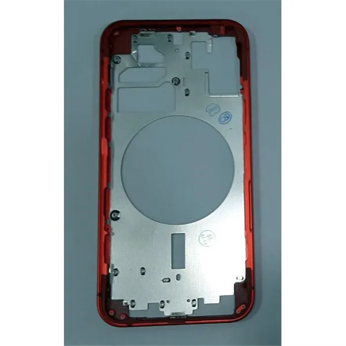 Carcasa central o marco rojo para IPhone 12 A2176 A2399 A2398 A2400 calidad premium