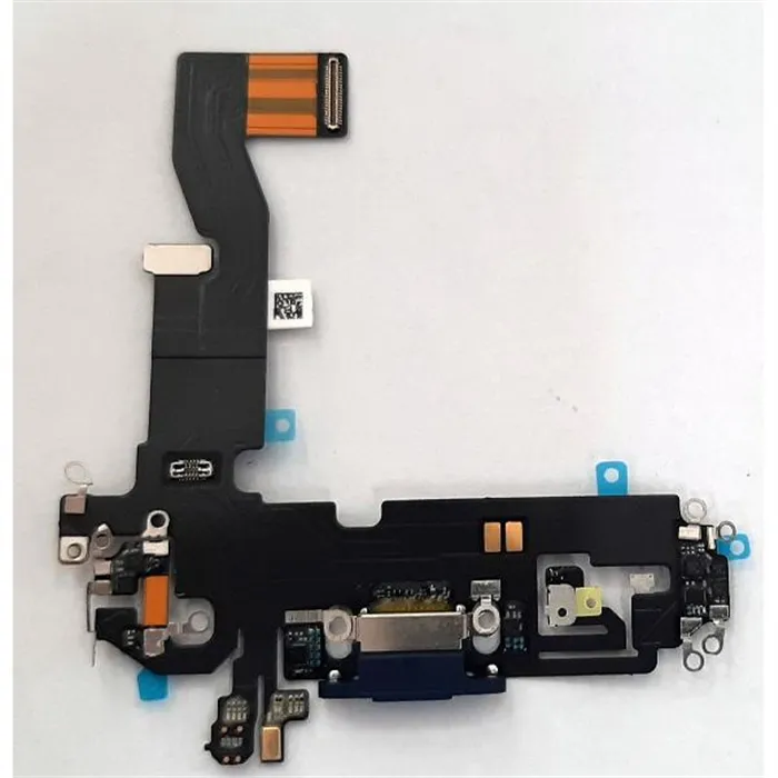 Flex puerto carga azul marino para IPhone 12 A2176 A2399 A2398 A2400 compatible