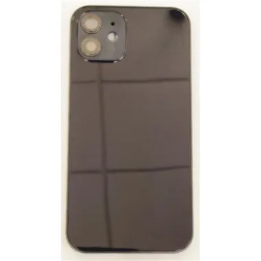 Carcasa central o marco negro IPhone 12 A2176 A2399 A2398 A2400 mas tapa trasera mas mas cubierta camara