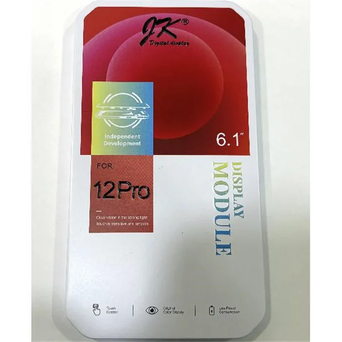 Pantalla LCD INCELL iPhone 12 A2403 A2172 A2402 A2404 iPhone 12 Pro A2407 A2341 A2406 A2408 JK FHD mas tactil negro