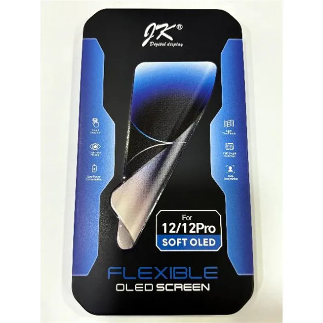 Pantalla lcd iPhone 12 A2403 A2172 A2402 A2404 12 PRO A2407 A2341 A2406 A2408 JK SOFT OLED mas tactil negro IC inte