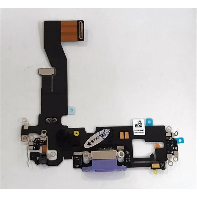Flex puerto carga purpura para IPhone 12 A2176 A2399 A2398 A2400 calidad premium