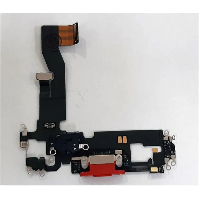 Flex puerto carga rojo para IPhone 12 A2176 A2399 A2398 A2400 calidad premium