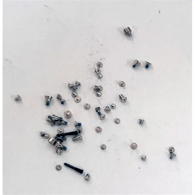 Set tornillos negros para IPhone 12 Mini A2399 A2176 A2398 A2400 calidad premium