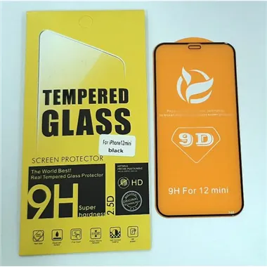 Protector cristal templado curvo para IPhone 12 Mini A2399 A2176 A2398 A2400