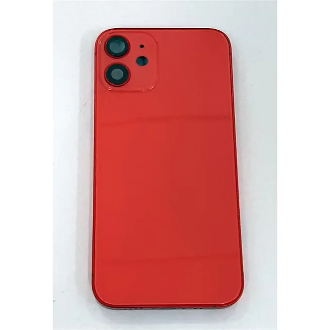 Carcasa trasera mas tapa trasera roja para IPhone 12 Mini A2399 A2176 A2398 A2400