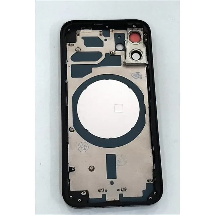 Carcasa trasera mas tapa trasera negra para IPhone 12 Mini A2399 A2176 A2398 A2400