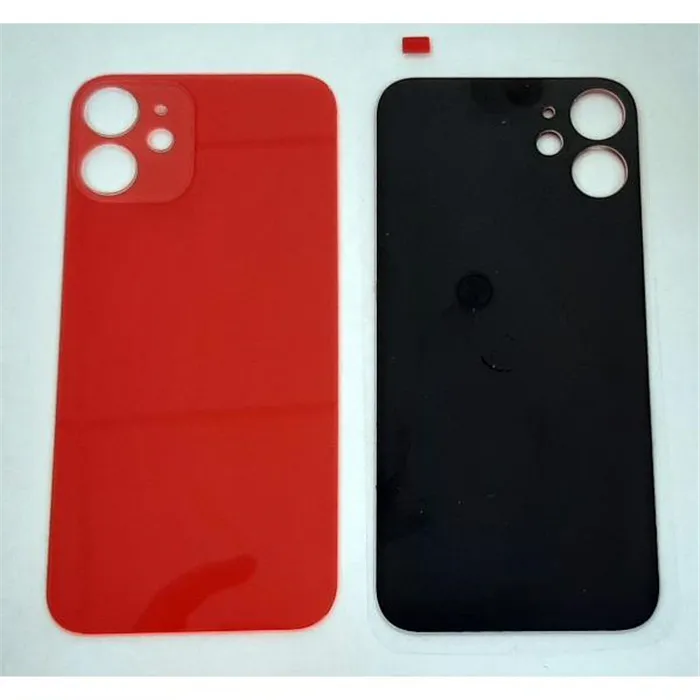 Tapa trasera o tapa bateria roja facil instalacion para IPhone 12 Mini A2399 A2176 A2398 A2400