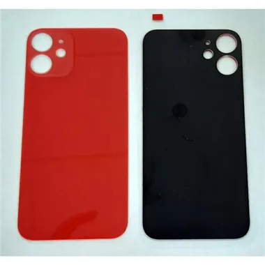 Tapa trasera o tapa bateria roja facil instalacion para IPhone 12 Mini A2399 A2176 A2398 A2400
