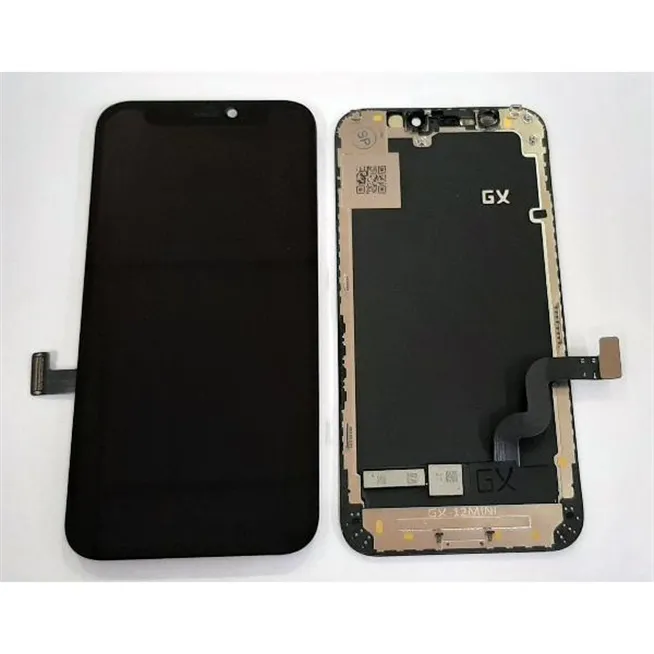 Pantalla para iPhone 12 Mini GX Hard OLED + tactil negro compatible calidad Media - Alta