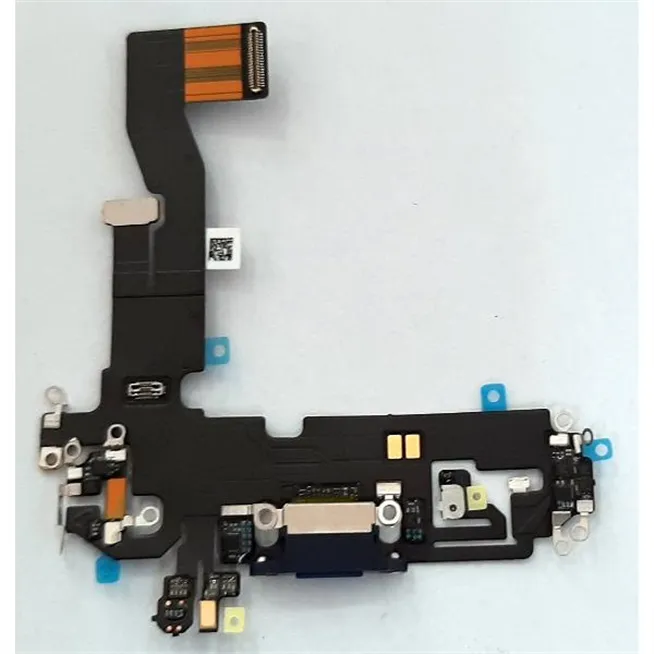 Flex puerto carga azul marino para IPhone 12 Pro A2407 A2341 A2406 A2408 compatible